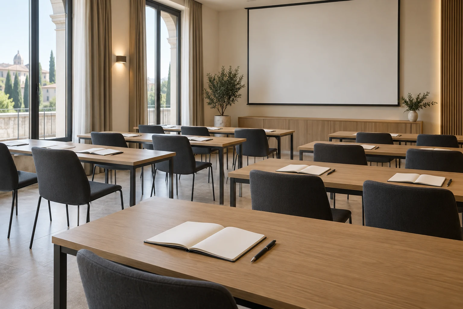 Aula predisposta per la formazione professionale