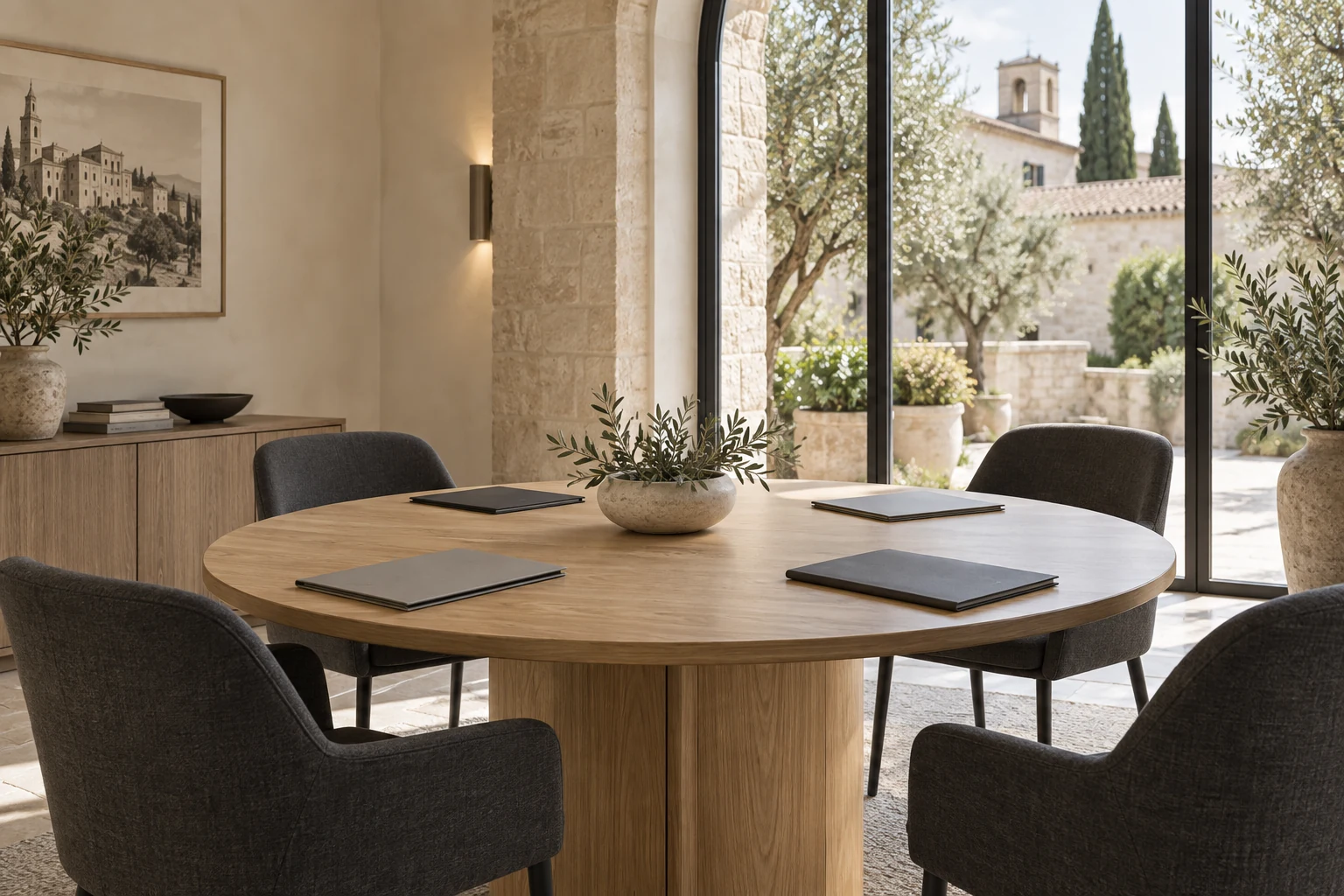 Tavolo di incontro per la collaborazione tra imprese